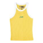 Corteiz Yellow Tank Top Mens