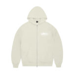 Corteiz Island Off-White Zipper Hoodie
